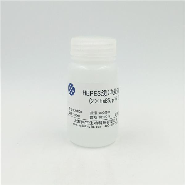 HEPES緩沖鹽溶液（2×HeBs，pH=6.7，無菌）