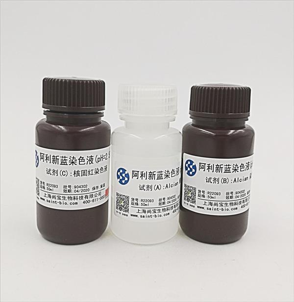阿利新藍染色液（pH=2.5）