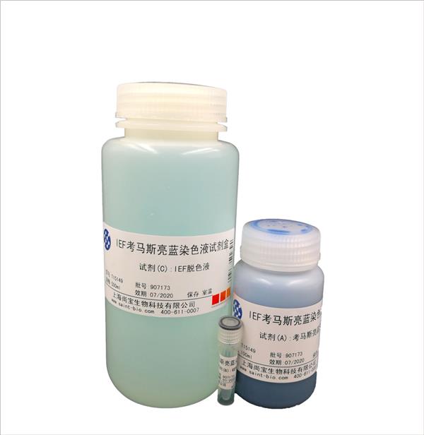 IEF考馬斯亮藍(lán)染色液試劑盒